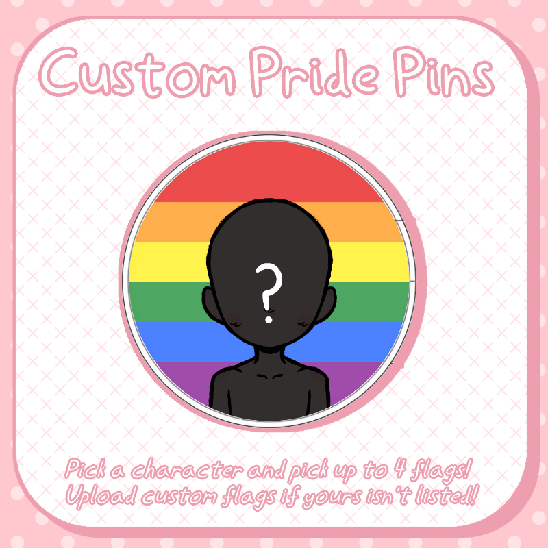 Custom Pride Buttons