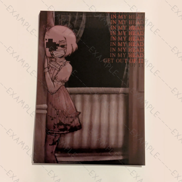 Saber Evans "In my Head" A5 Print (ObsessILY)