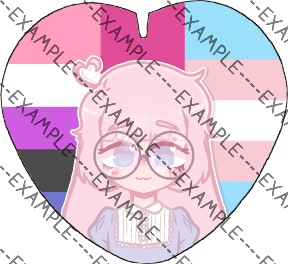 Saber Evans Pride Pins (ObsessILY)
