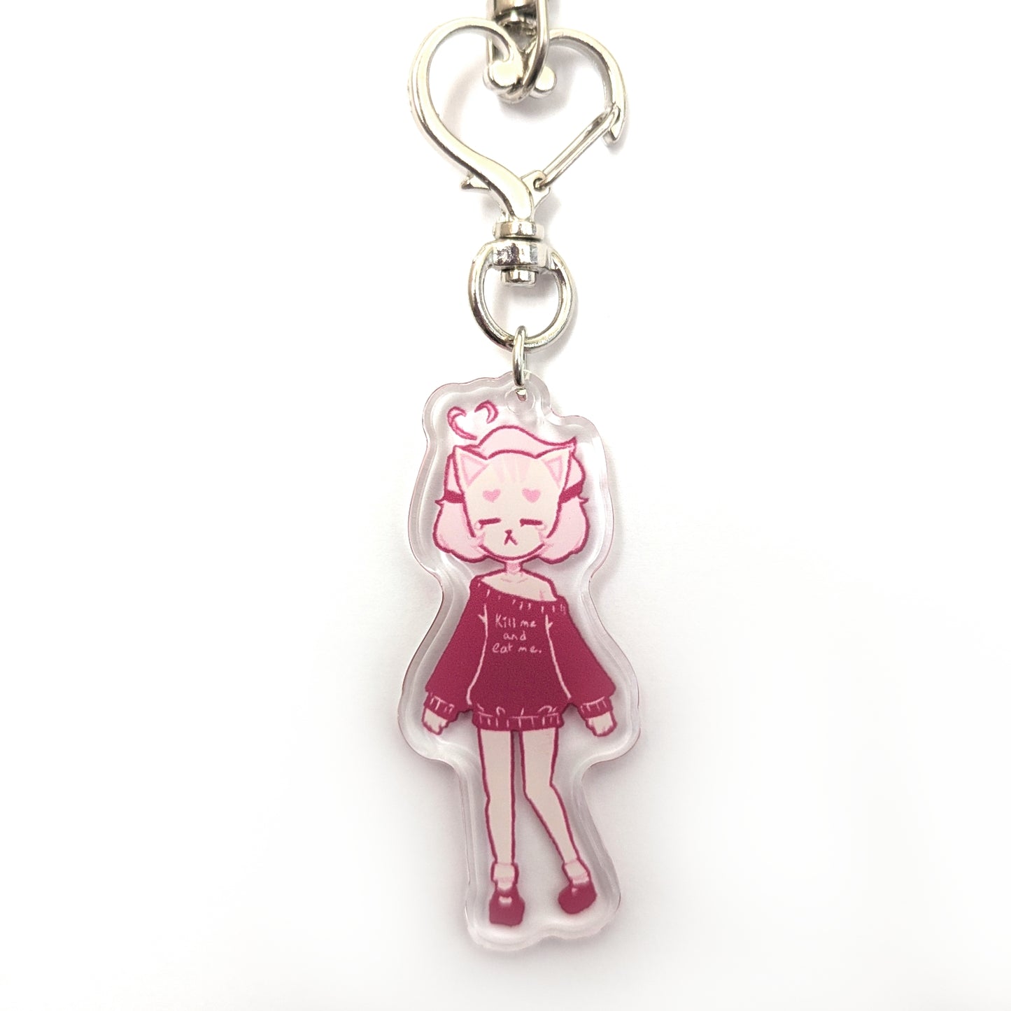 Saber Kitty Mask Keychain