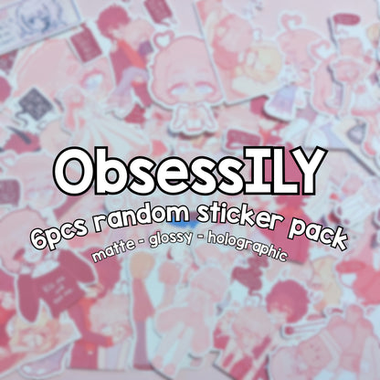 ObsessILY Stickers (6pcs)