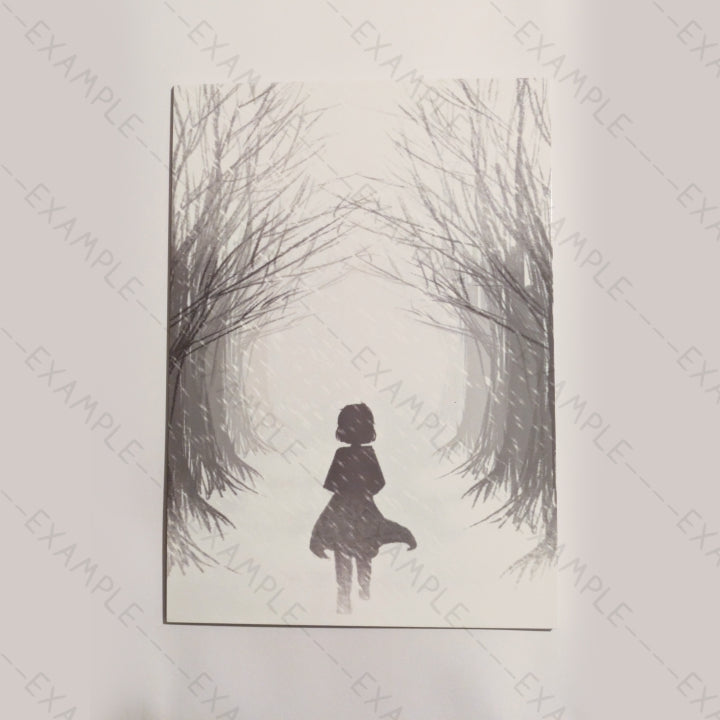 Tragedy Snow A5 Print