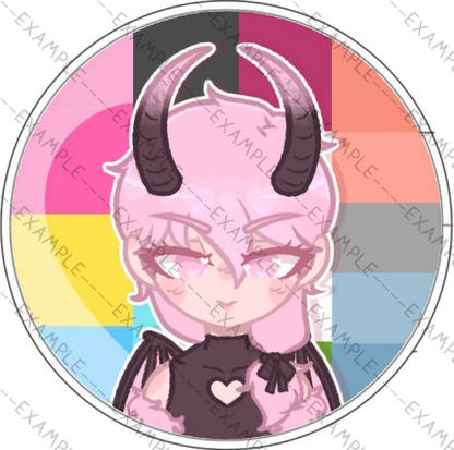 Trigger Pride Pins (Hots for Hell)