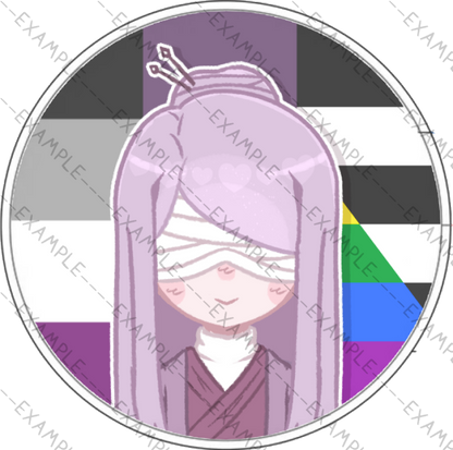 Quartz Pride Pins (Dmitri)