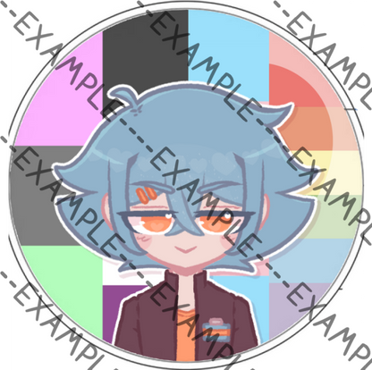 Toyoda Sora Pride Pins (Frostbitten)