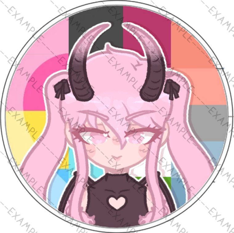 Trigger Pride Pins (Hots for Hell)