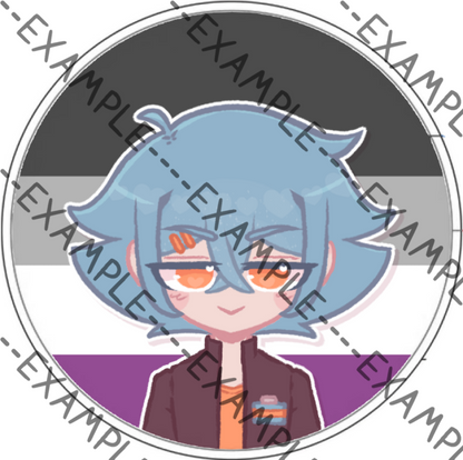 Toyoda Sora Pride Pins (Frostbitten)