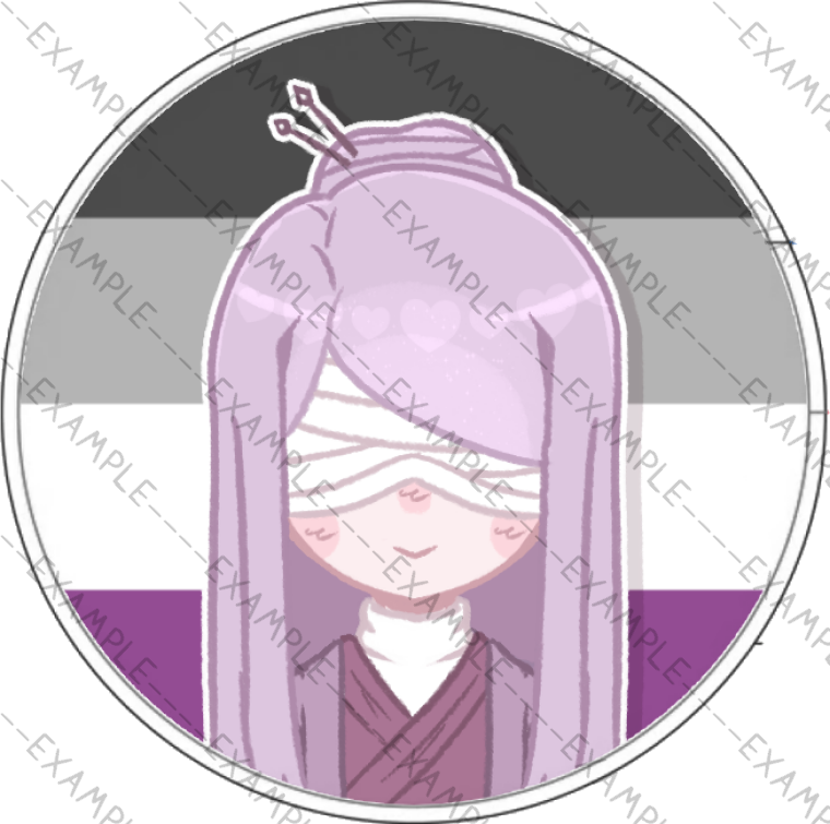 Quartz Pride Pins (Dmitri)