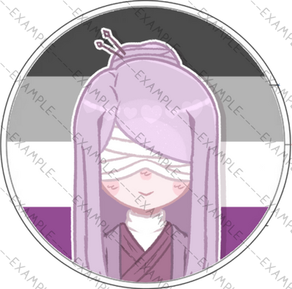 Quartz Pride Pins (Dmitri)
