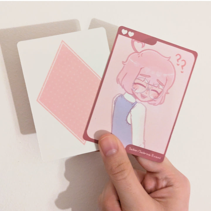 5pcs Collectible Cards - Saber Evans