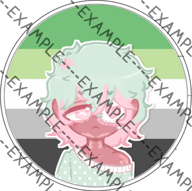 Tourmaline Pride Pins (Dmitri)