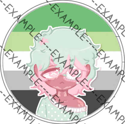 Tourmaline Pride Pins (Dmitri)