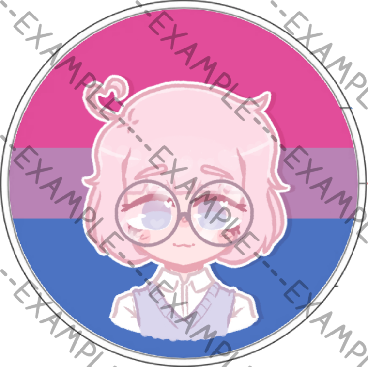 Saber Evans Pride Pins (ObsessILY)