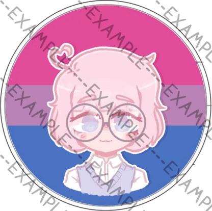 Saber Evans Pride Pins (ObsessILY)