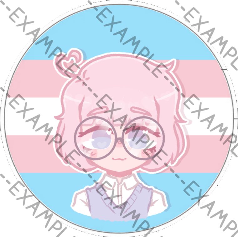 Saber Evans Pride Pins (ObsessILY)