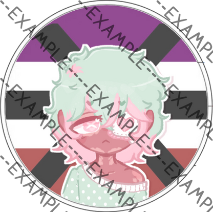 Tourmaline Pride Pins (Dmitri)