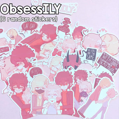 ObsessILY Stickers (6pcs)