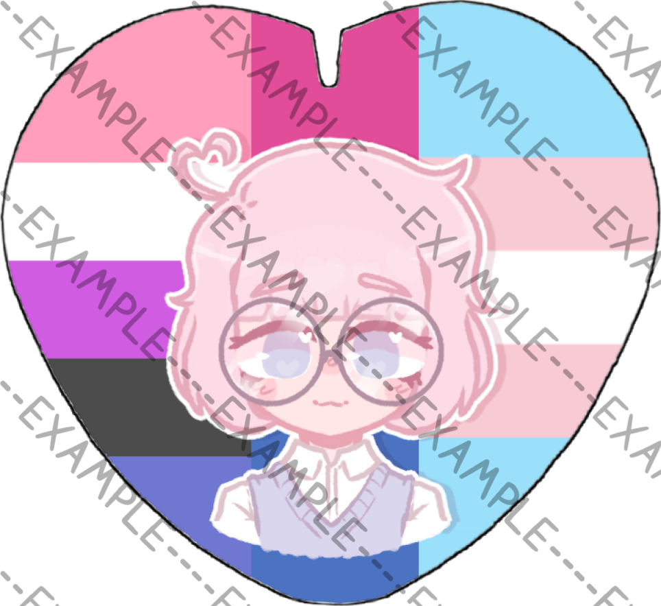 Saber Evans Pride Pins (ObsessILY)