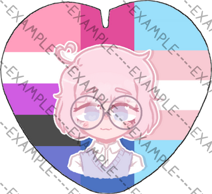 Saber Evans Pride Pins (ObsessILY)