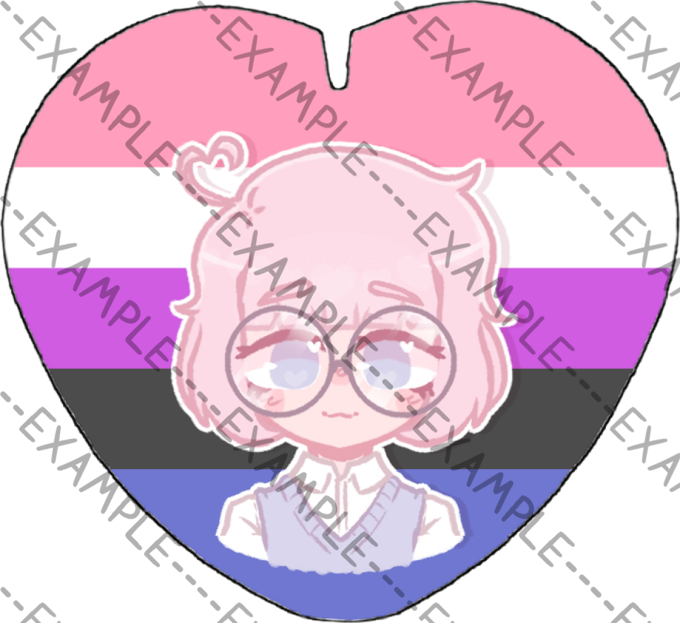 Saber Evans Pride Pins (ObsessILY)