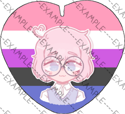 Saber Evans Pride Pins (ObsessILY)