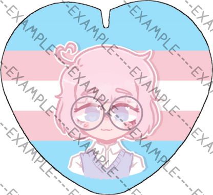 Saber Evans Pride Pins (ObsessILY)