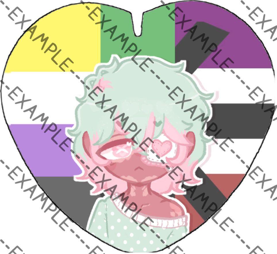 Tourmaline Pride Pins (Dmitri)