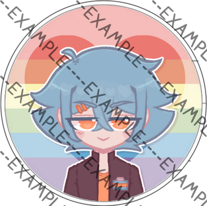 Toyoda Sora Pride Pins (Frostbitten)