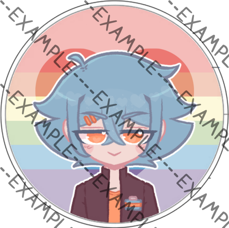 Toyoda Sora Pride Pins (Frostbitten)