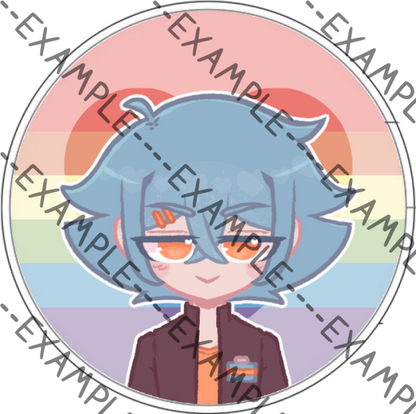 Toyoda Sora Pride Pins (Frostbitten)