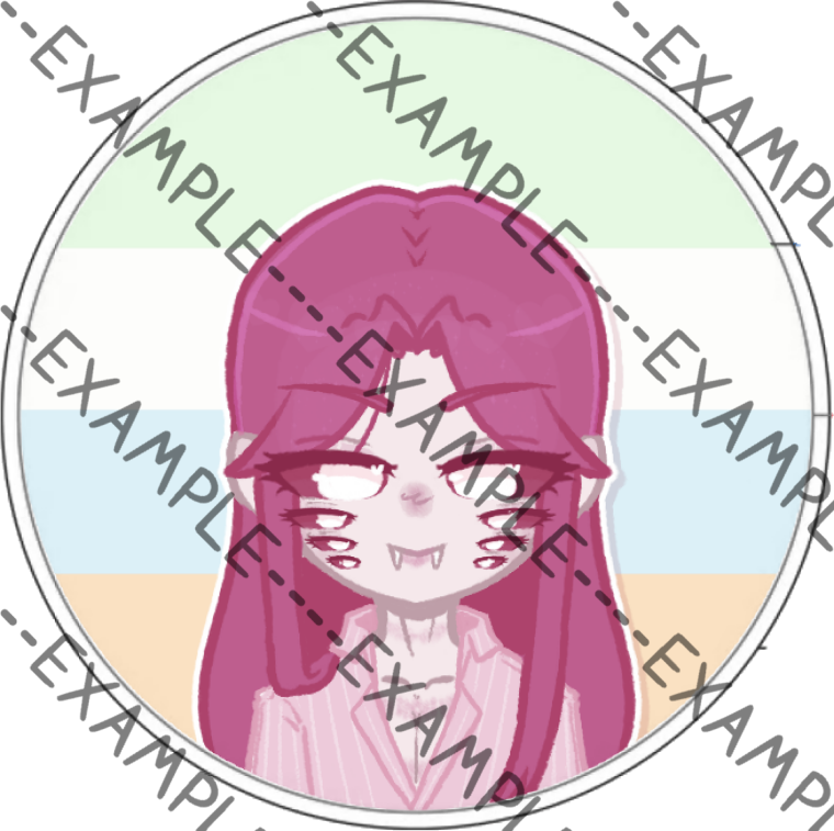 Itzee Pride Pins (Doll~Face)
