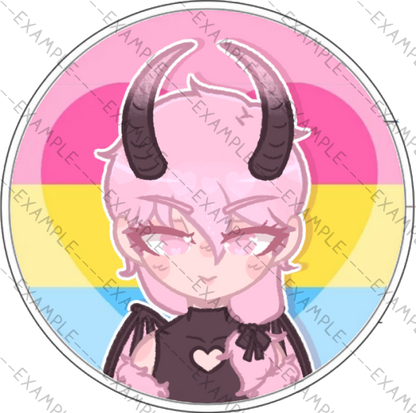 Trigger Pride Pins (Hots for Hell)