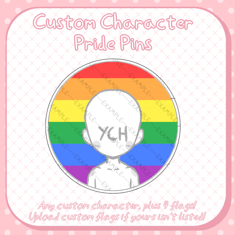 YCH Custom Pride Buttons