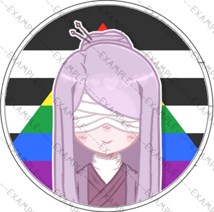 Quartz Pride Pins (Dmitri)