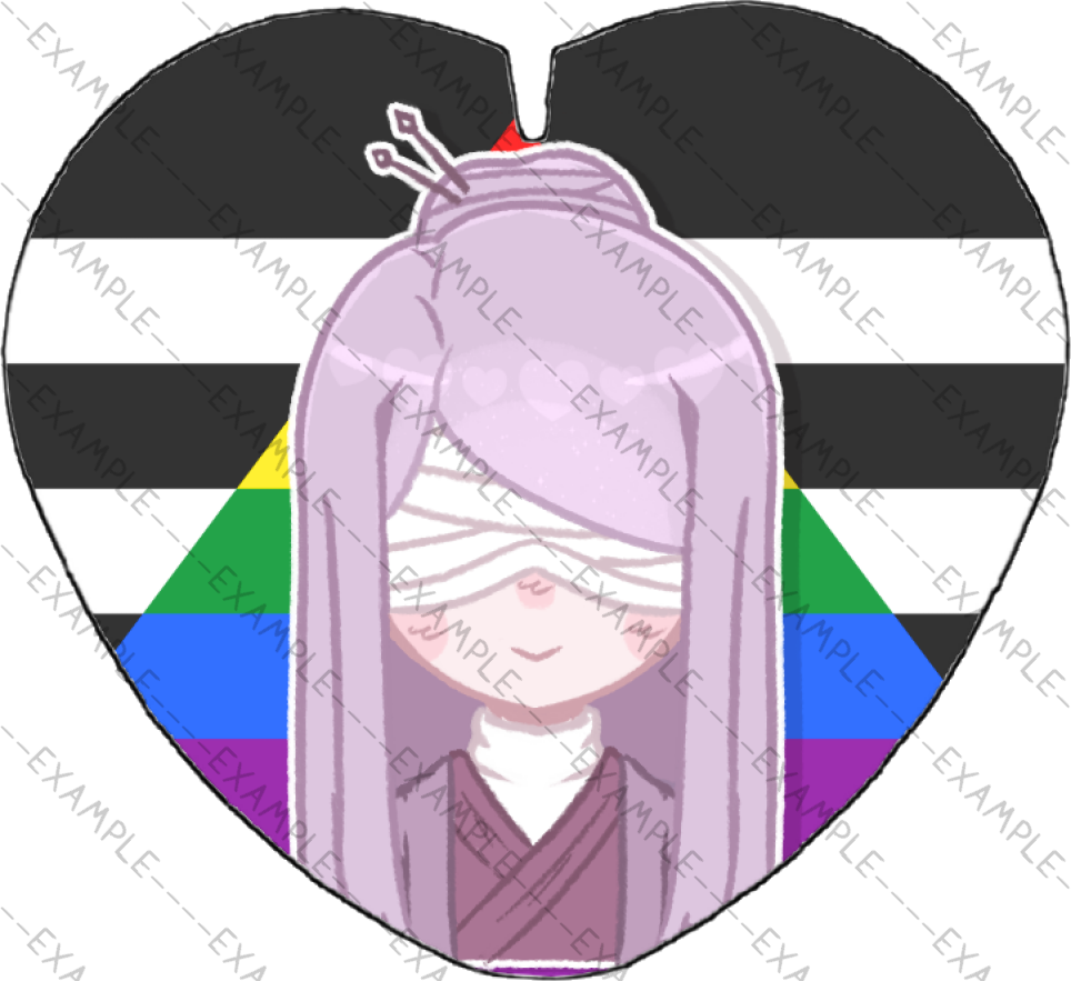 Quartz Pride Pins (Dmitri)