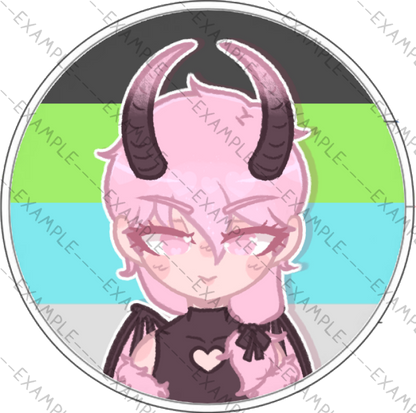 Trigger Pride Pins (Hots for Hell)