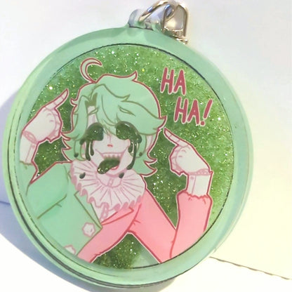 Hemlock Quicksand Glitter Keychain