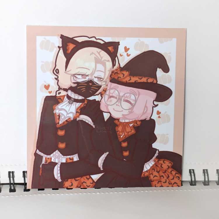 Saber + Icarus Halloween ObsessILY A5 Print