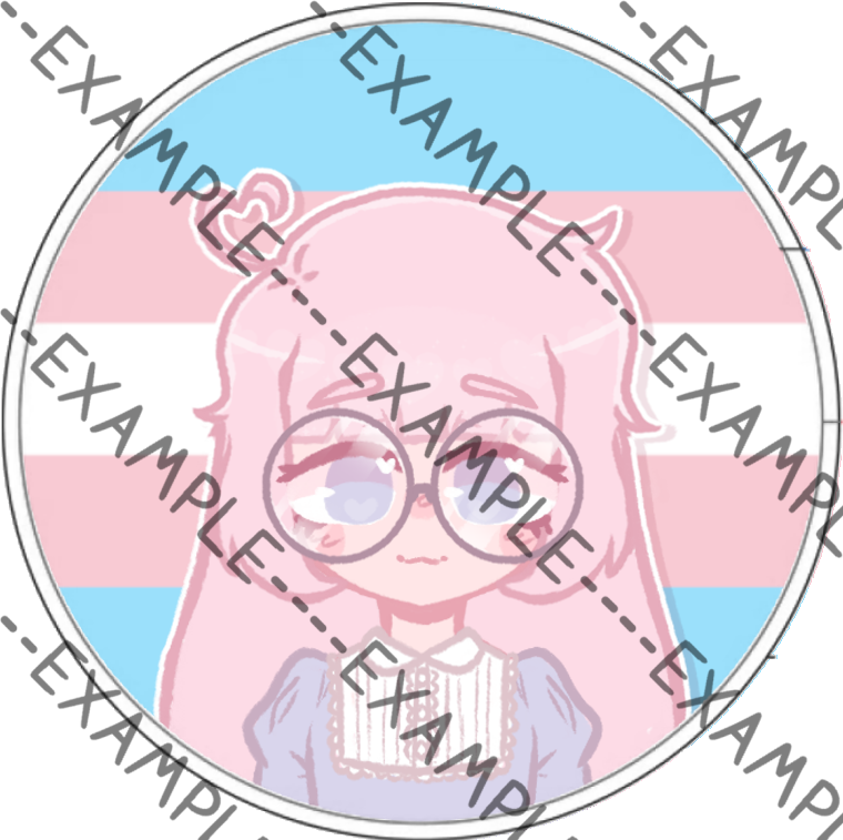 Saber Evans Pride Pins (ObsessILY)