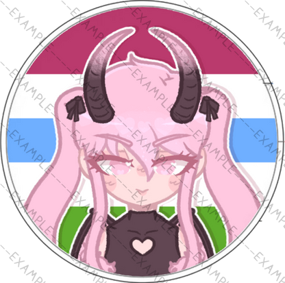 Trigger Pride Pins (Hots for Hell)
