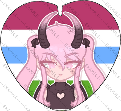 Trigger Pride Pins (Hots for Hell)