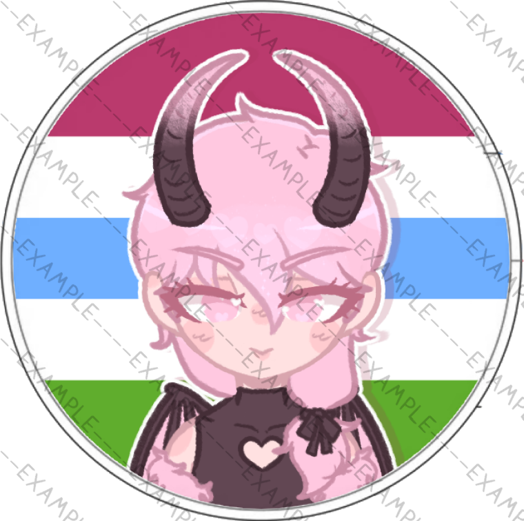 Trigger Pride Pins (Hots for Hell)