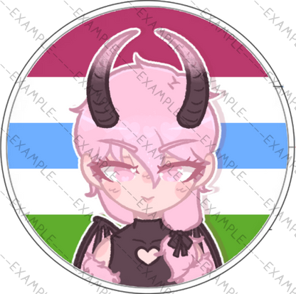 Trigger Pride Pins (Hots for Hell)