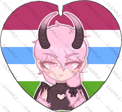 Trigger Pride Pins (Hots for Hell)